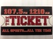 ESPN 107.5 The Ticket - WTXK